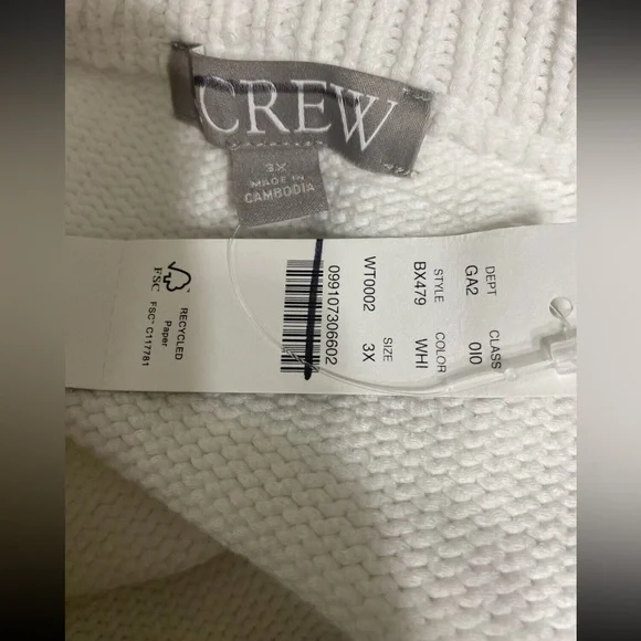 J.Crew Relaxed pullover sweater New Size 3X - Picture 5 of 9